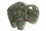 Polished Seftonite (Bloodstone/Heliotrope) Bison - Africa #308673-1